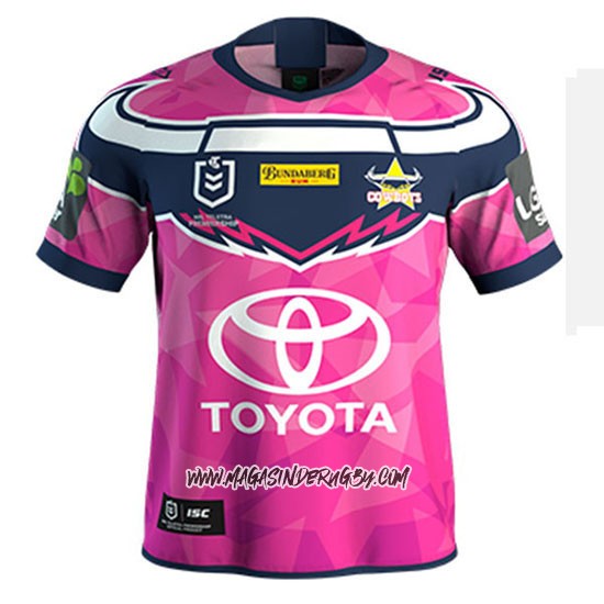 Maillot North Queensland Cowboys Rugby 2019-2020 Commemorative Rose